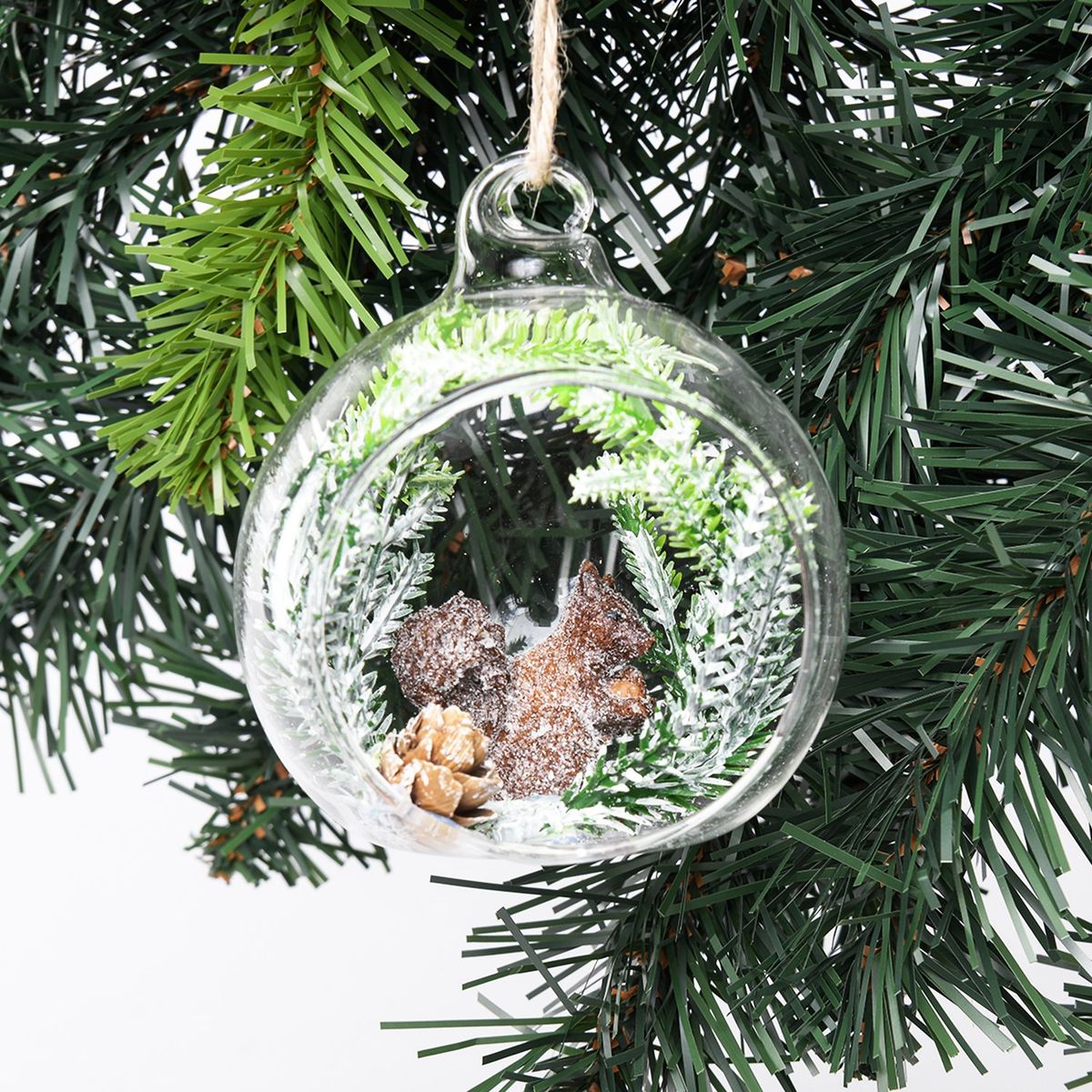 MICA - Adorno Árbol bola burbuja ardilla