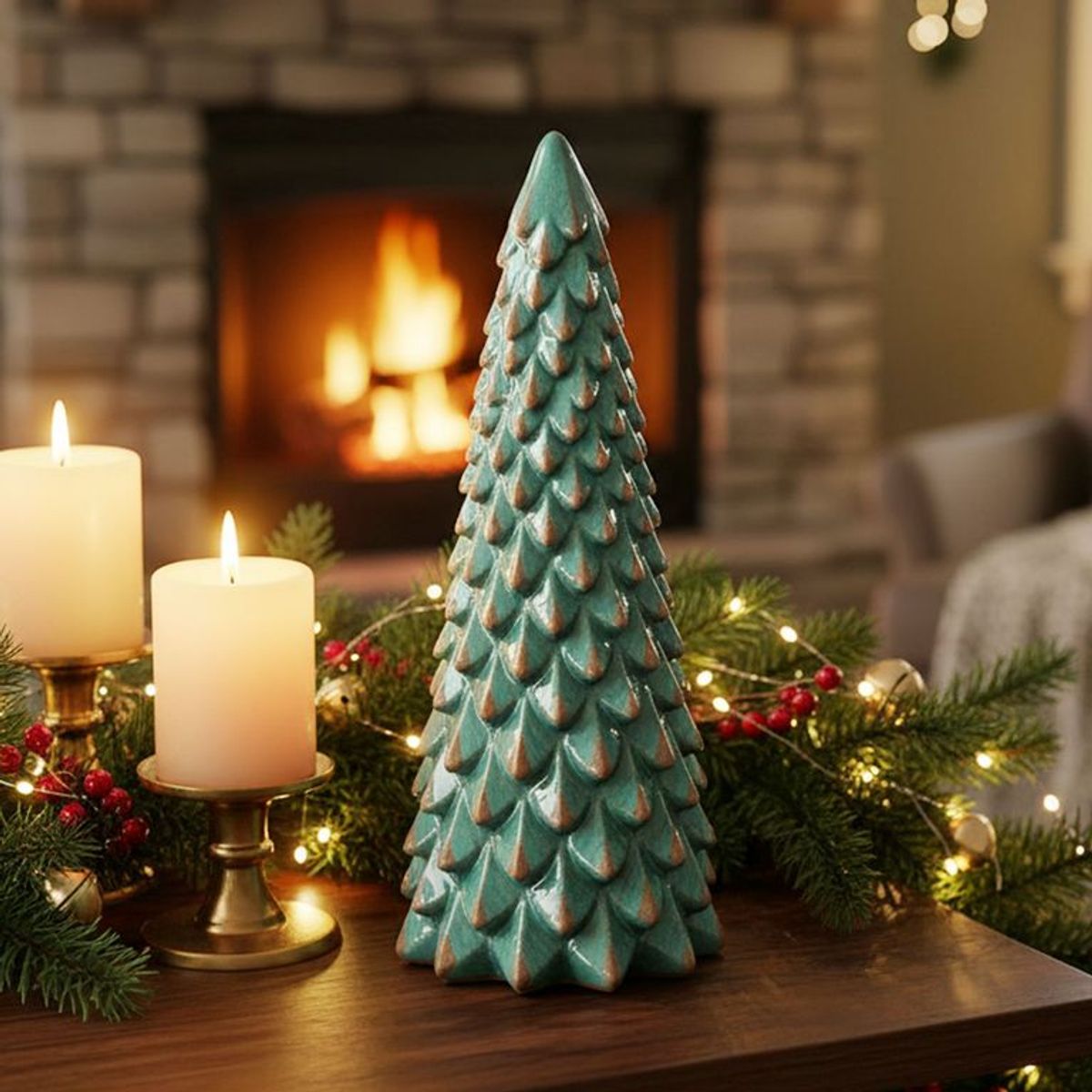 MICA - Figura árbol navidad Pino Dots 20cm