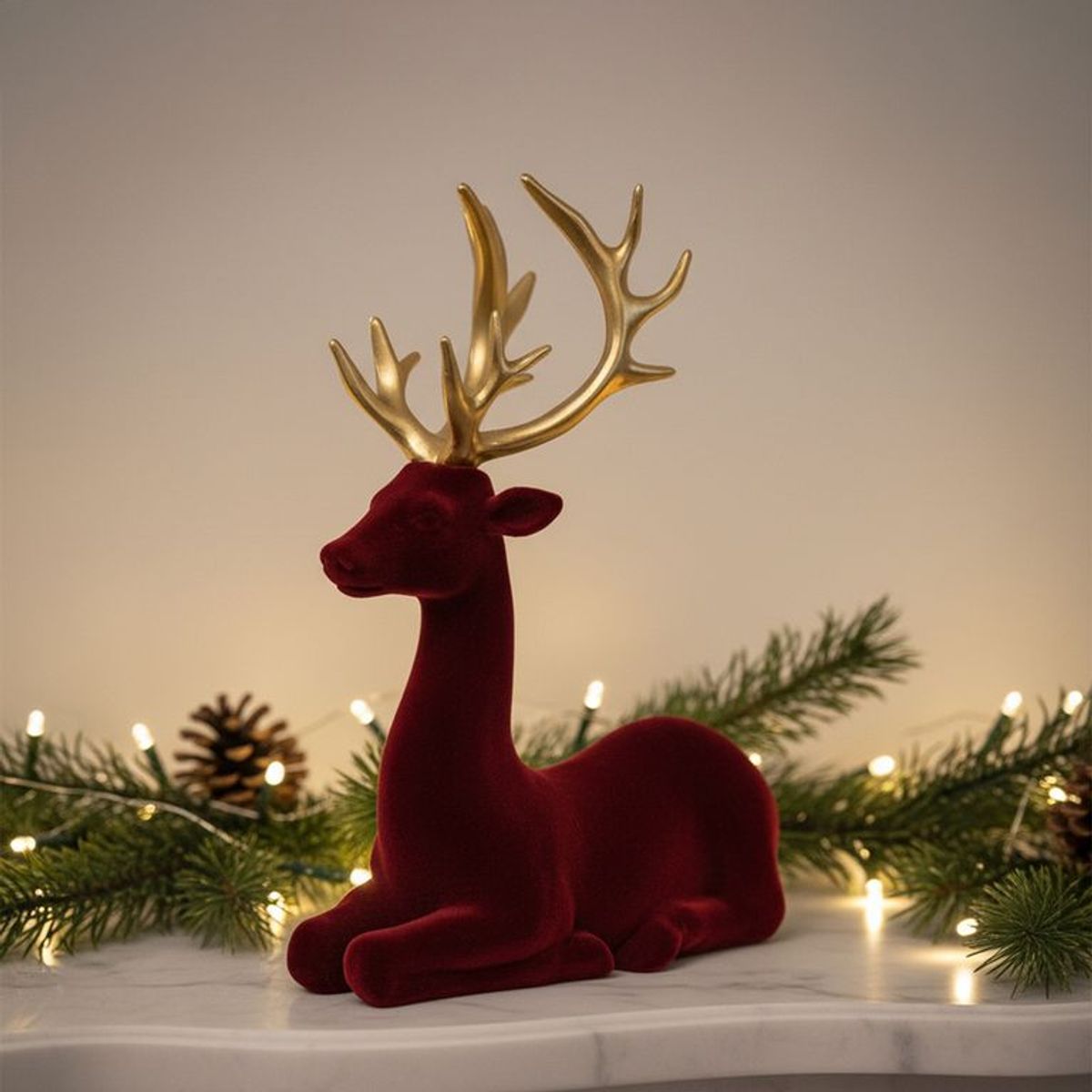 MICA - Reno navideño velvet 21.5cm