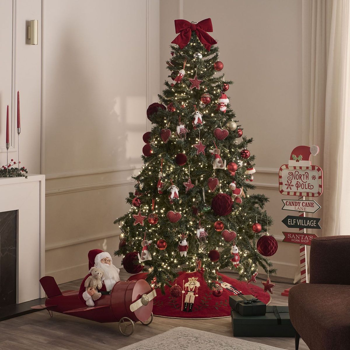 MICA - Faldon para árbol navidad casacanueces