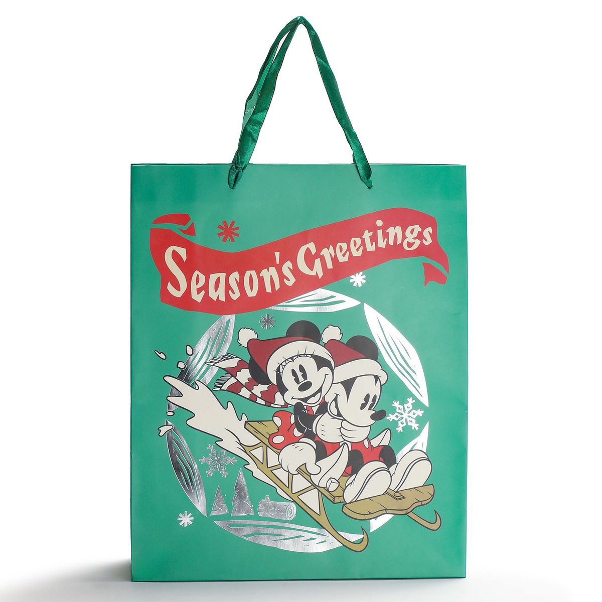 DISNEY - Bolsa de regalo navidad disney 32x26x10cm