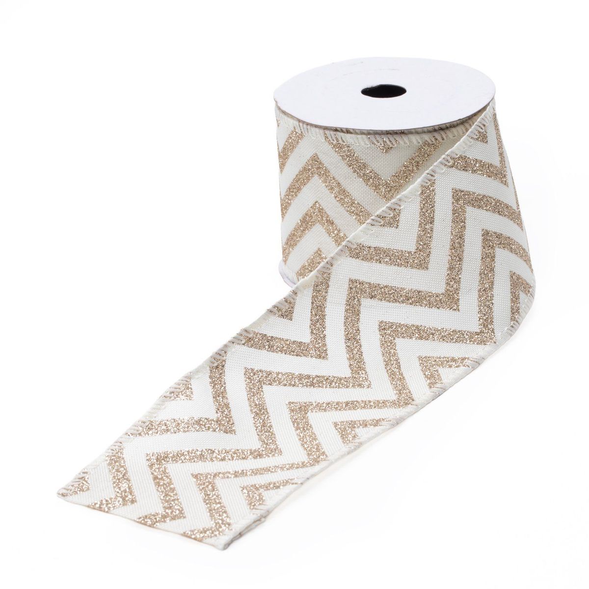 MICA - Cinta Navideña Dorada Zigzag 2.7m