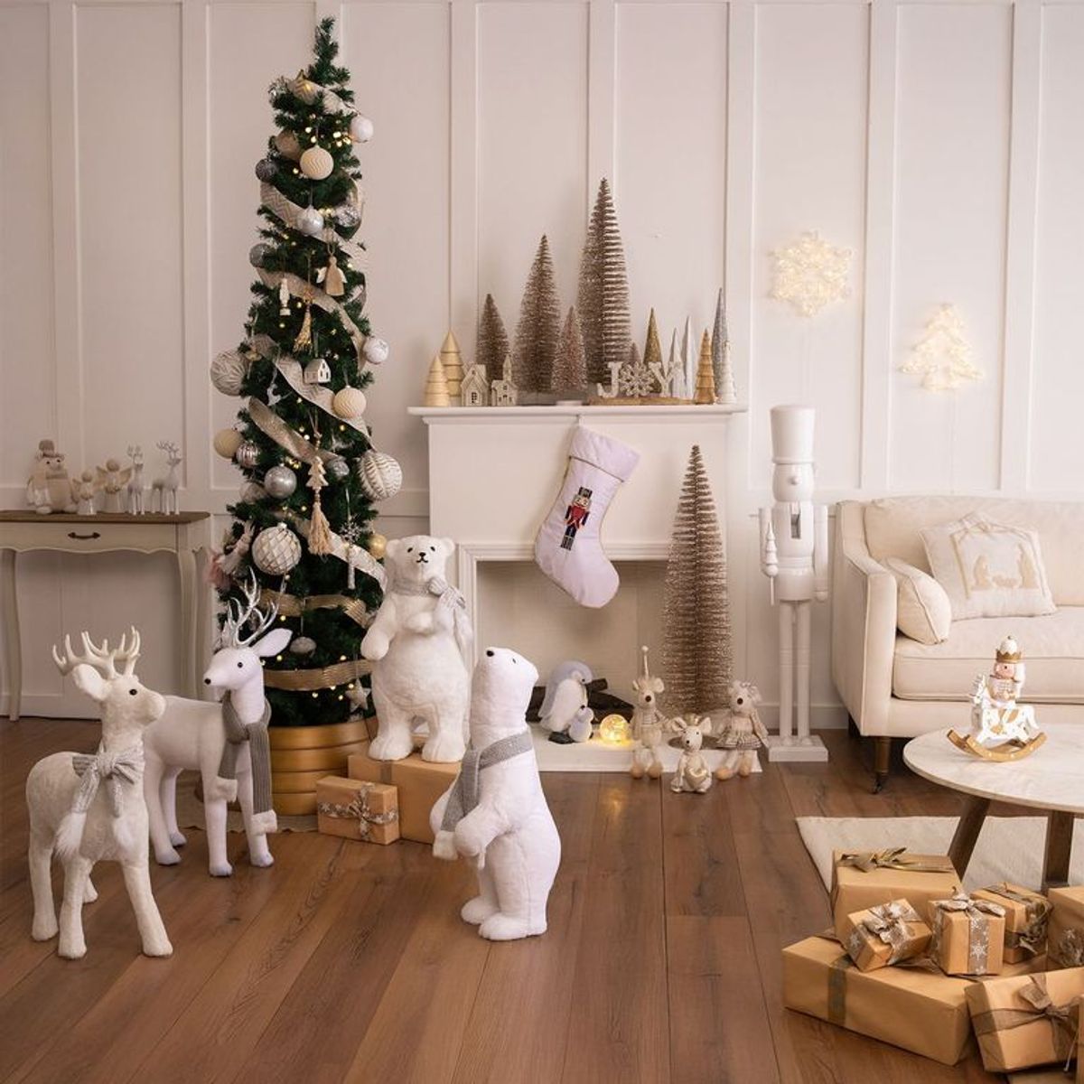 MICA - Cinta Navideña Dorada Zigzag 2.7m