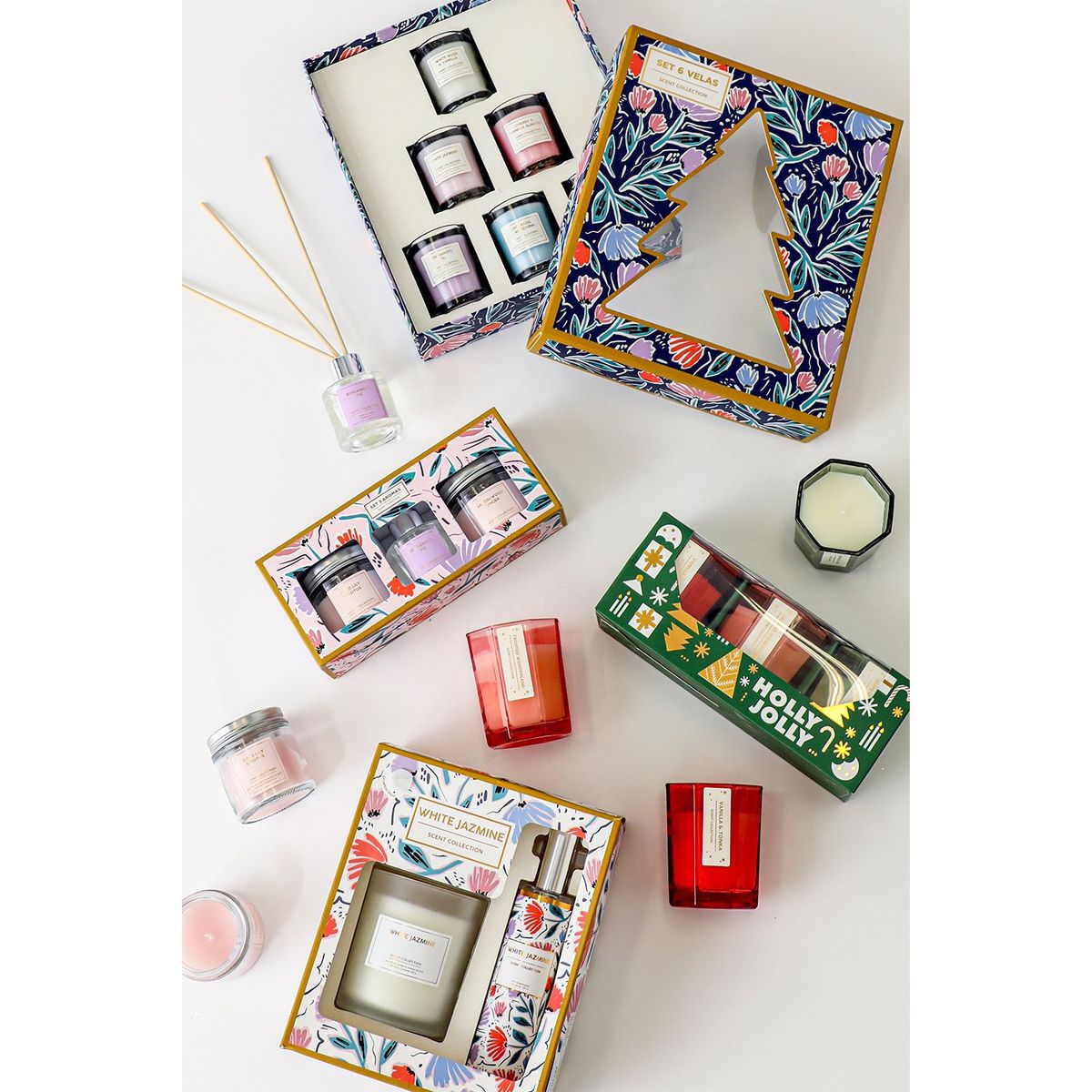 MICA - Set3 velas navideñas