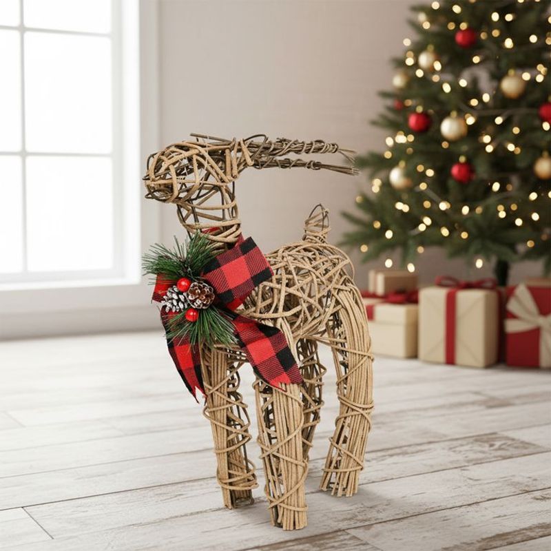 MICA - Adorno hogar luz reno LED