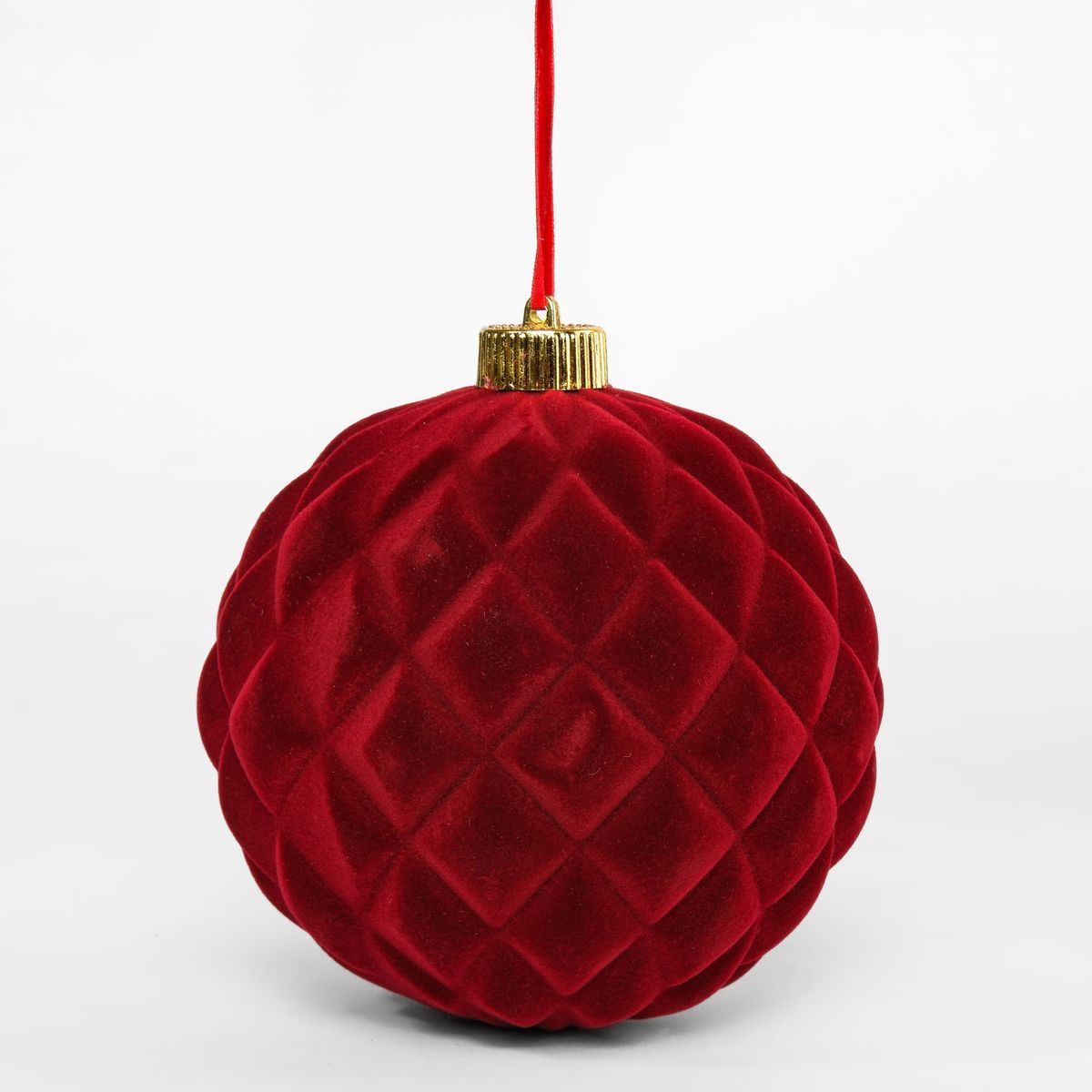 MICA - Adorno de árbol bola velvet 15cm