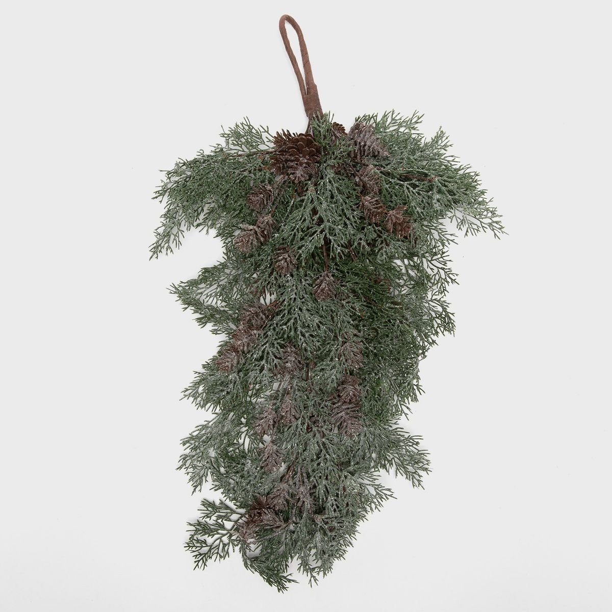 MICA - Muerdago Rama Navideña Piñas 63x35cm