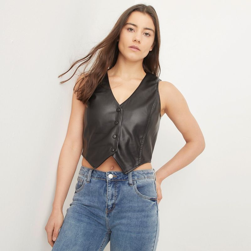 SYBILLA - Chaleco Casual Mujer Sybilla