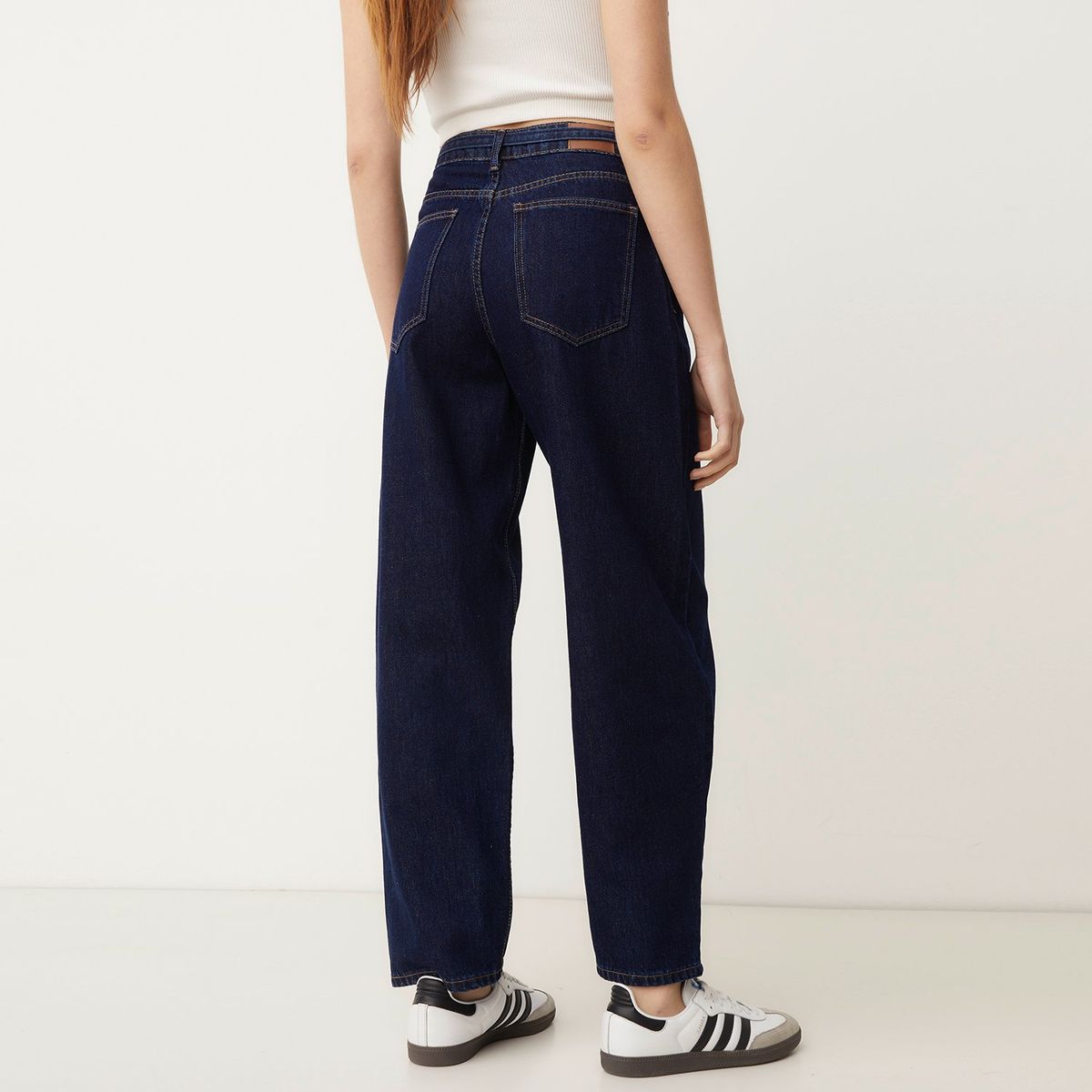 SYBILLA - Jean Balloon Algodón Mujer