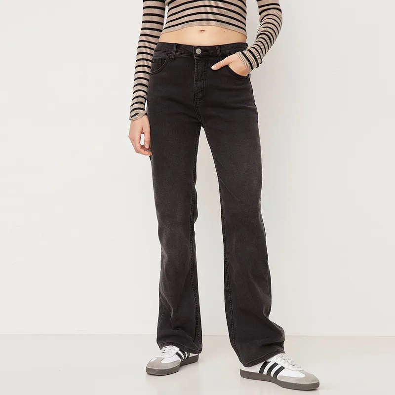 SYBILLA - Jean Straight Tiro Medio Mujer Sybilla