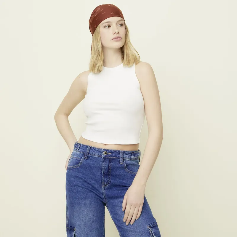 SYBILLA - Polo Sin Mangas Mujer Sybilla