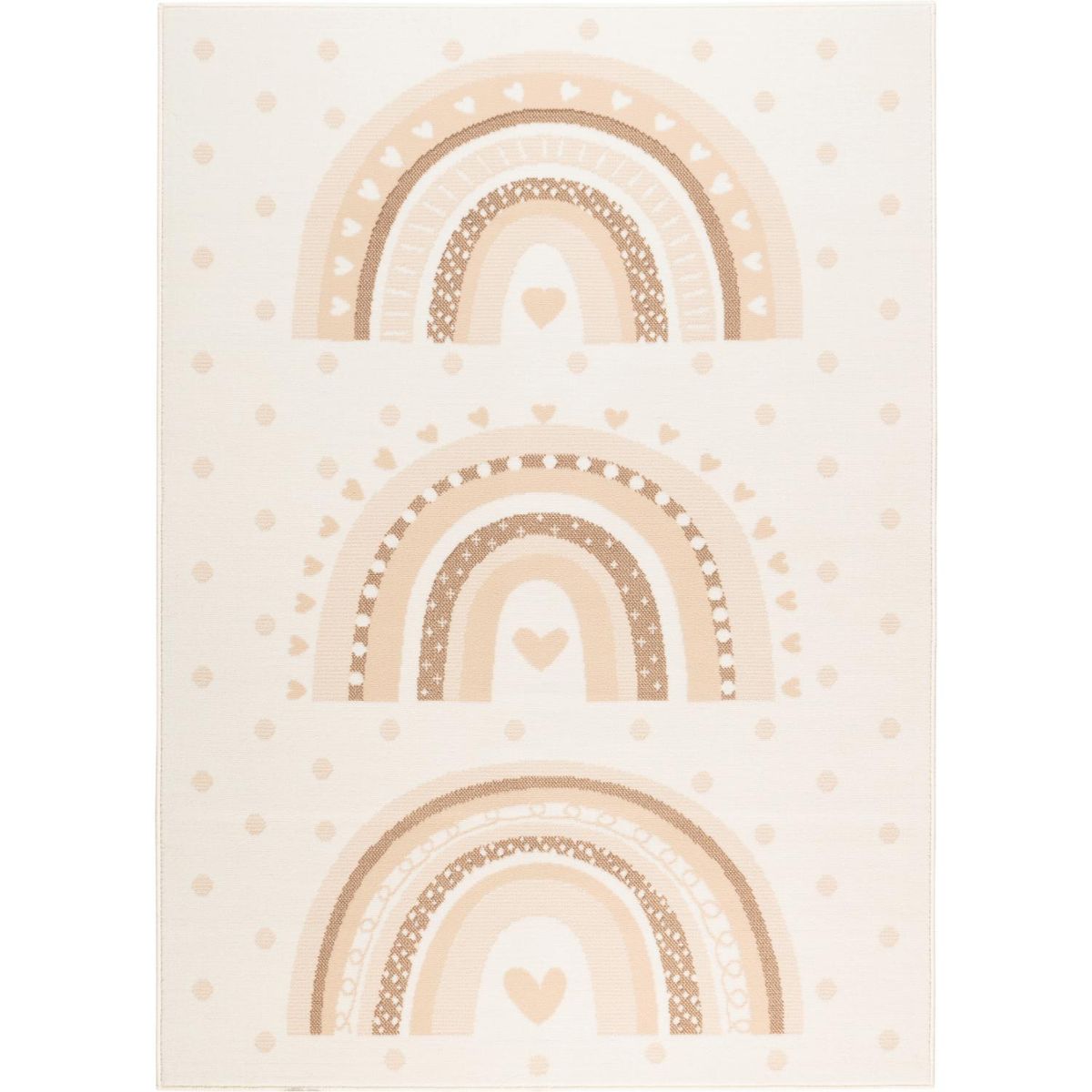 MICA - Alfombra Luna Arcoíris Infantil 160x225cm