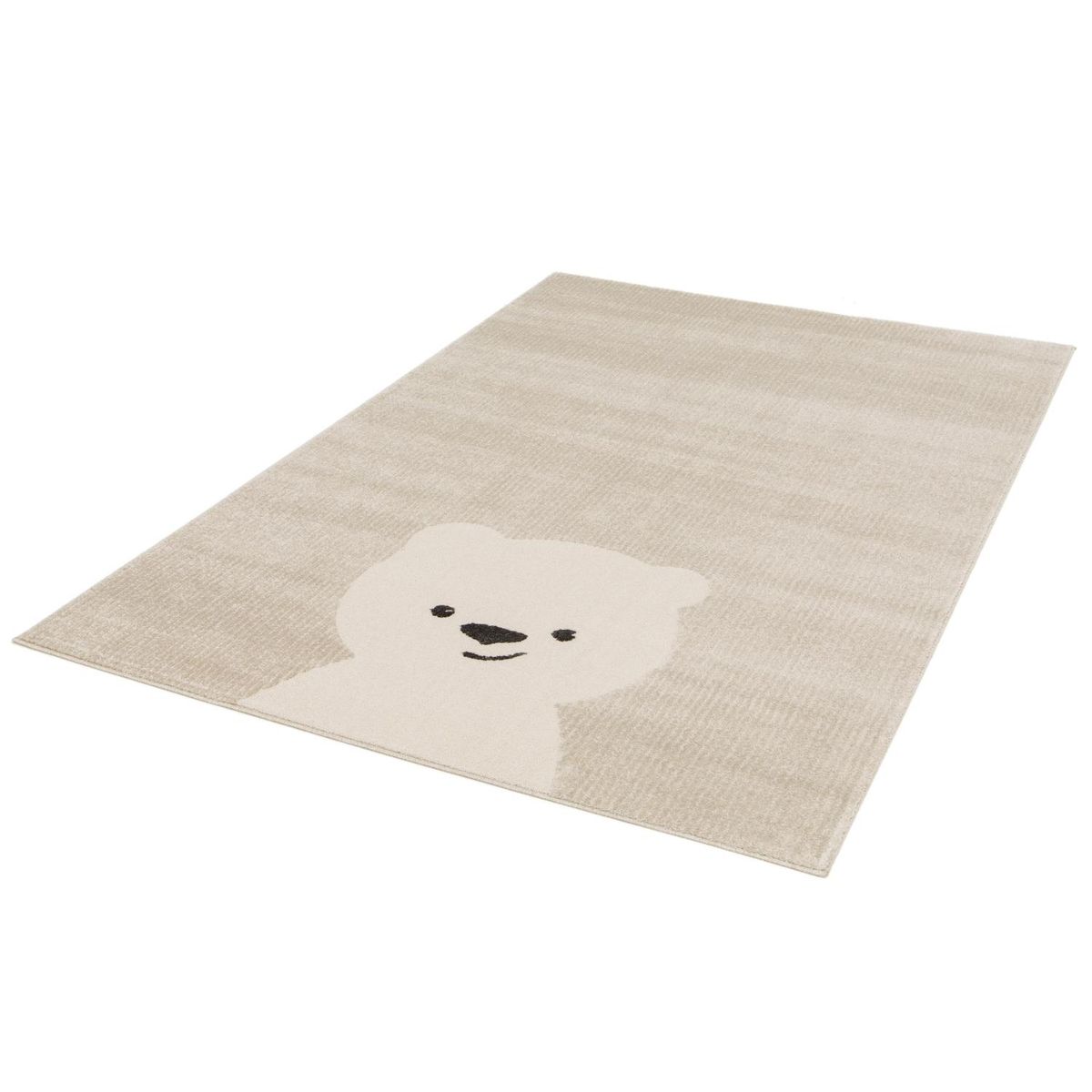 MICA - Alfombra Infantil Oso Beige