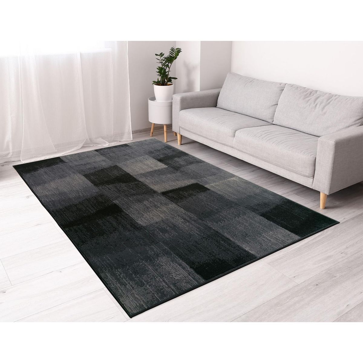 MICA - Alfombra luna cuadros 160x225cm