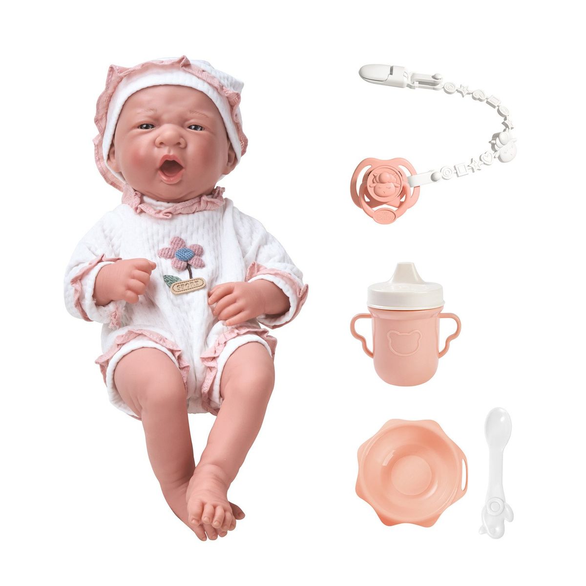 KIDS N PLAY - Juguete Muñeca Reborn Bebé Recien Nacida Kids N Play