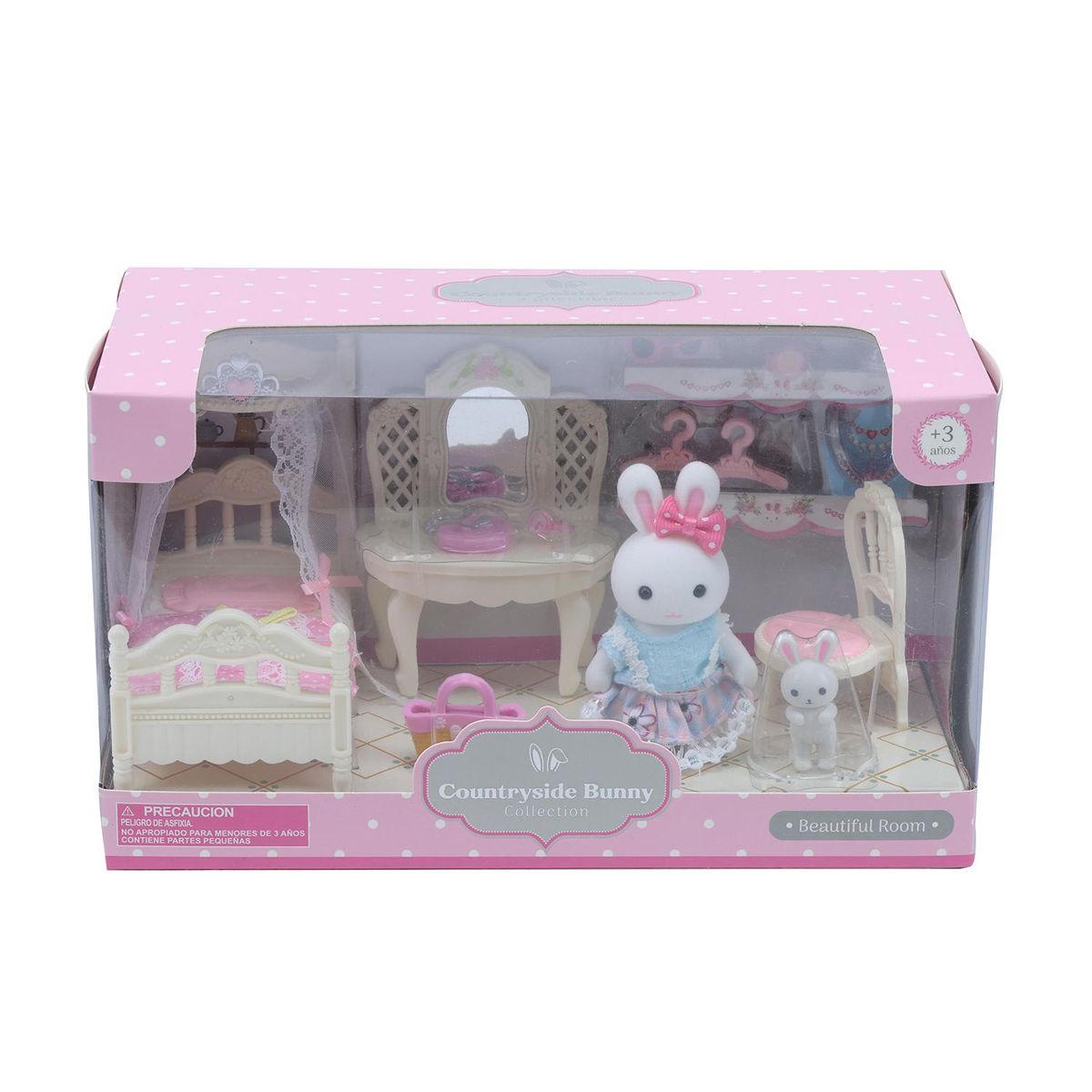 KIDS N PLAY - Juguete Set De Dormitorio Conejo