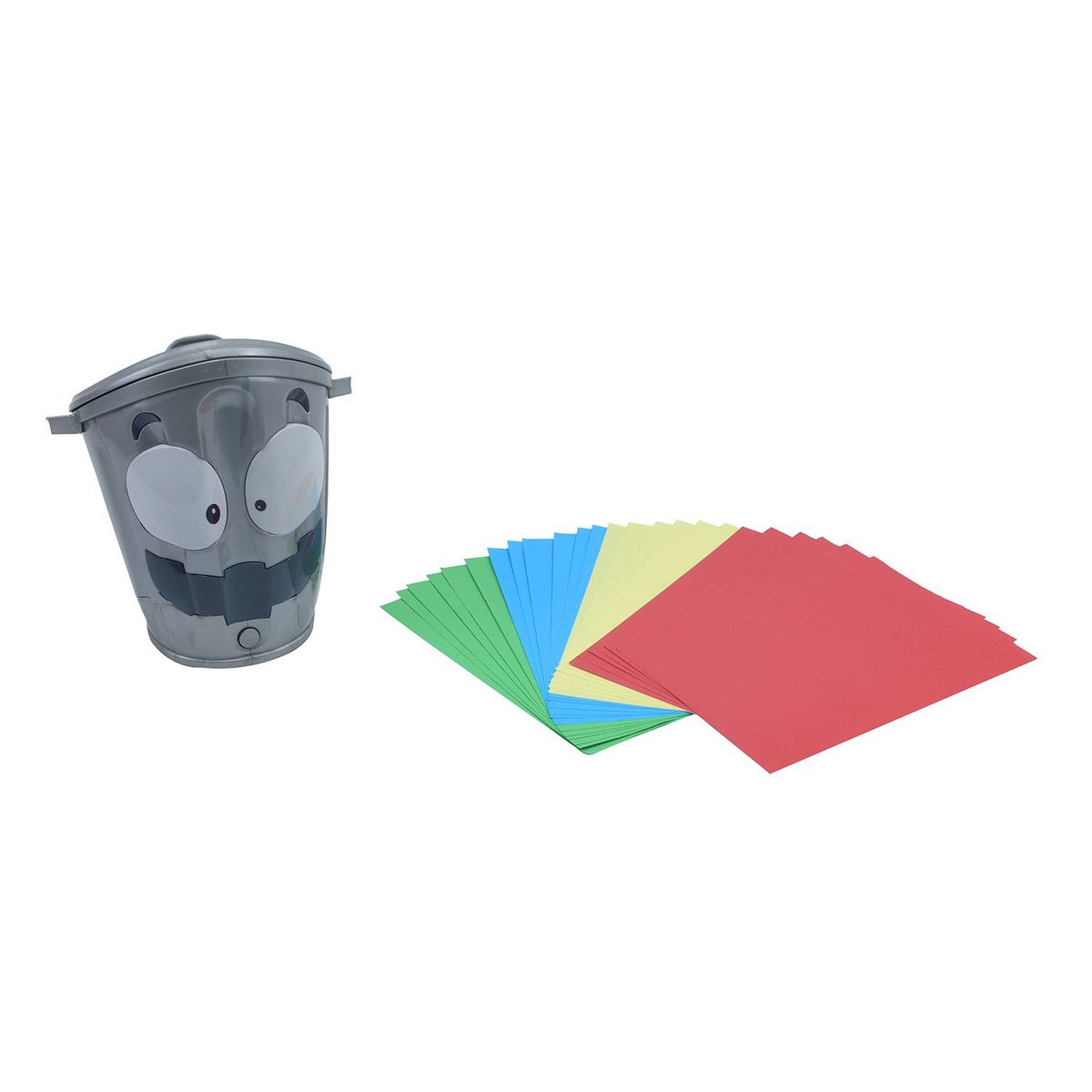 WIZCOM - Juguete Juego De Mesa Crazy Trash Can