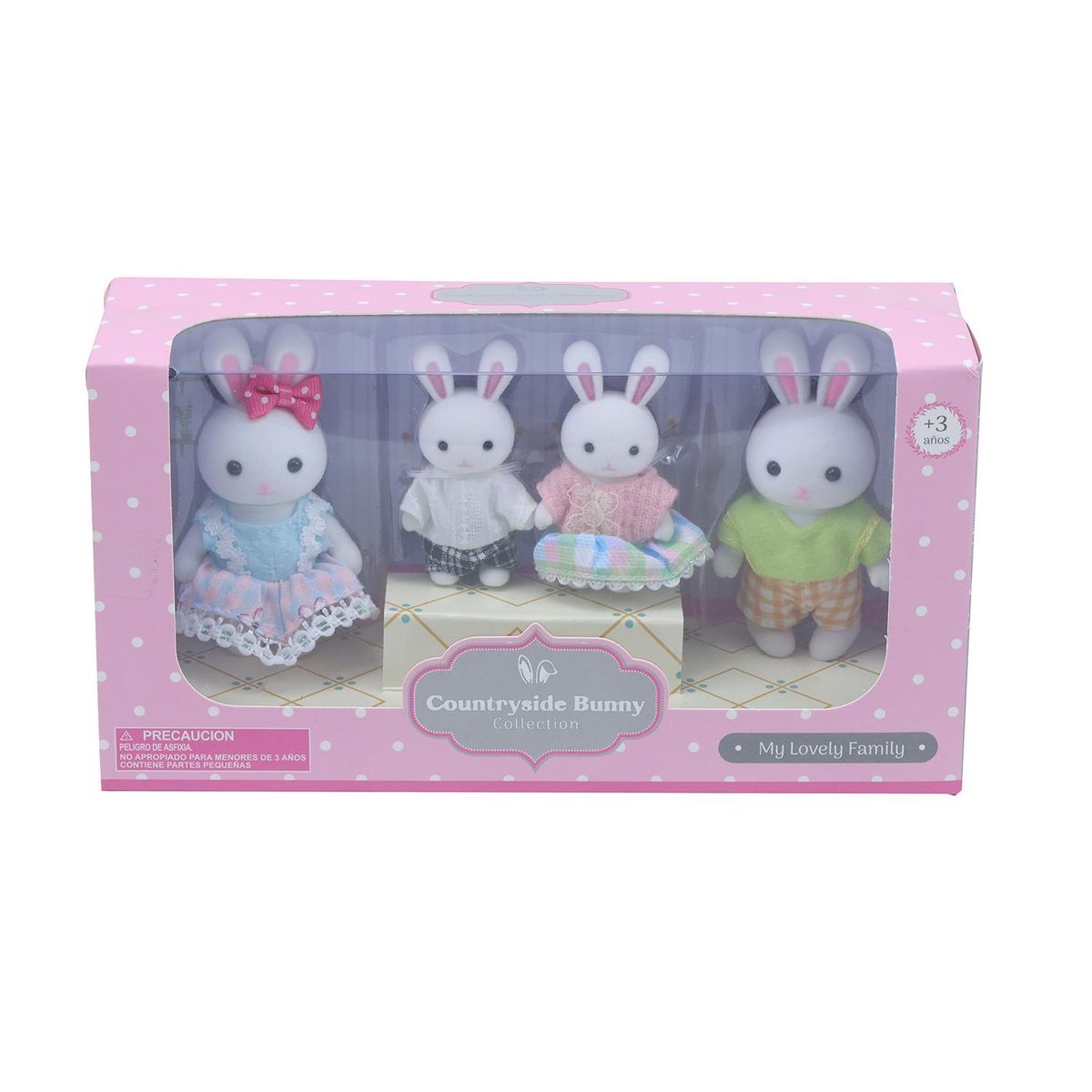 KIDS N PLAY - Juguete Set Familia 4 Conejos