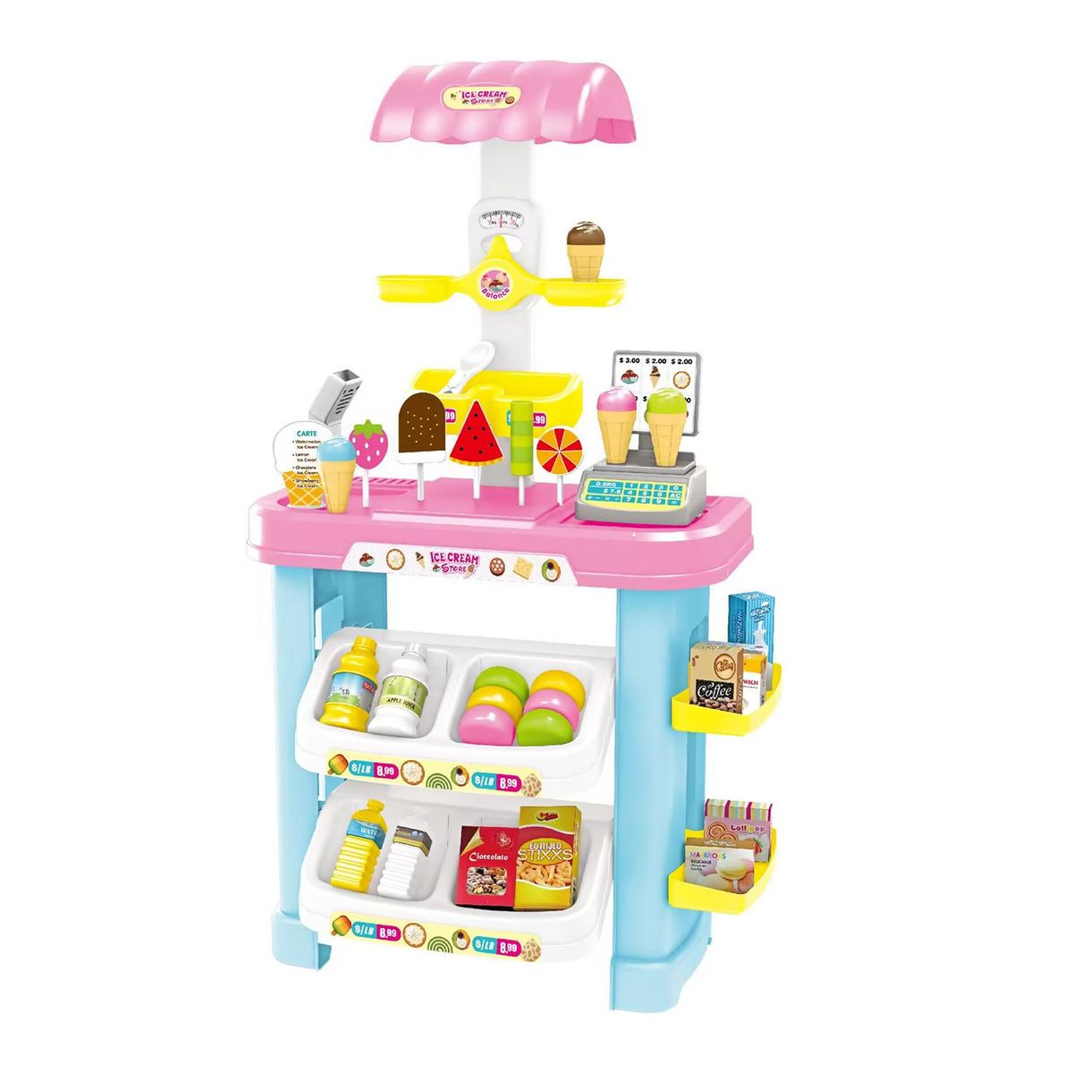 KIDS N PLAY - Juguete Tienda De Helados 47 Piezas