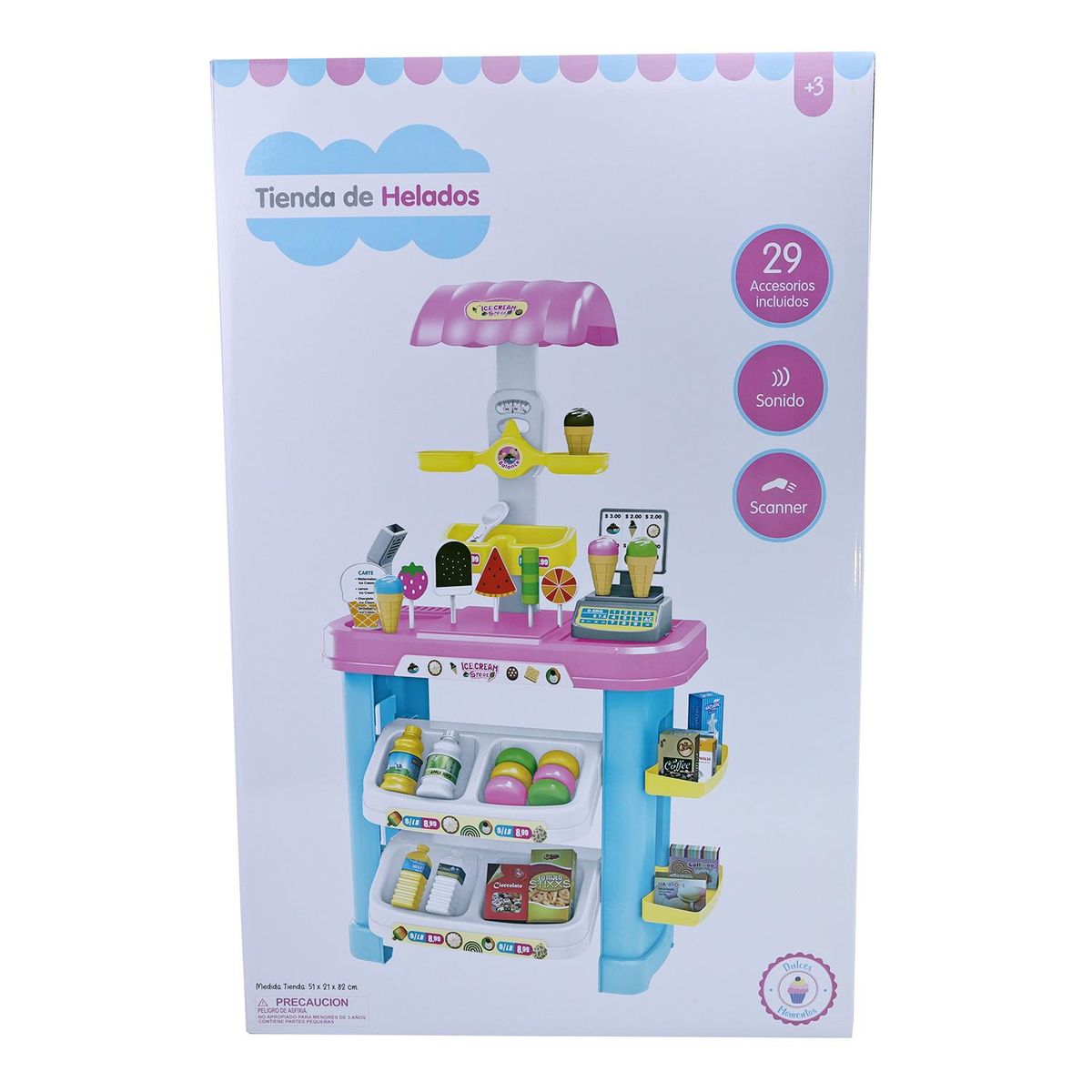 KIDS N PLAY - Juguete Tienda De Helados 47 Piezas