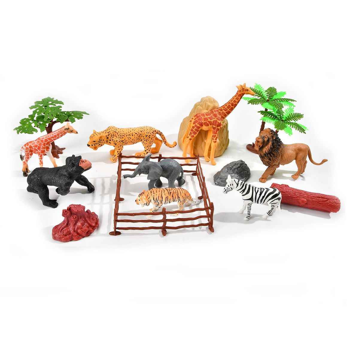 KIDS N PLAY - Pomo Animales de La Jungla 19 Piezas Kids N Play