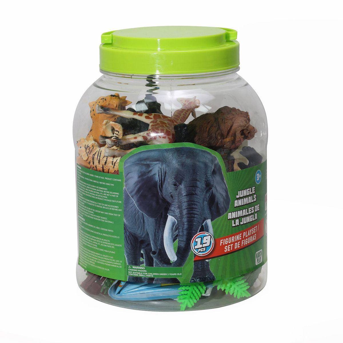 KIDS N PLAY - Pomo Animales de La Jungla 19 Piezas Kids N Play