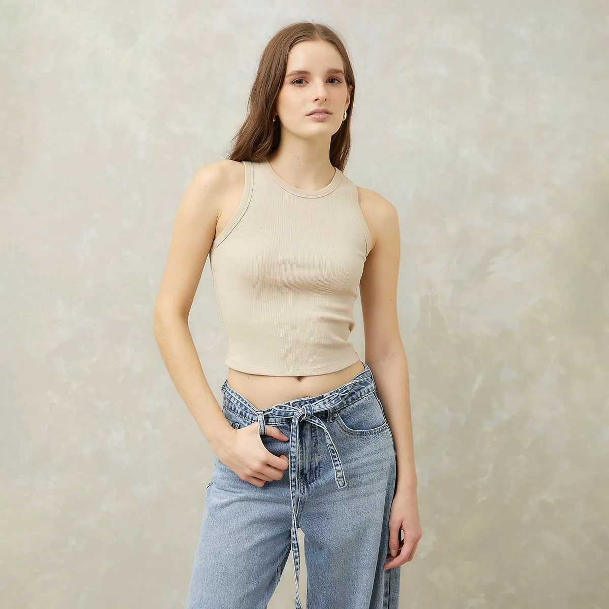 SYBILLA - Polo Sin Mangas Mujer Sybilla