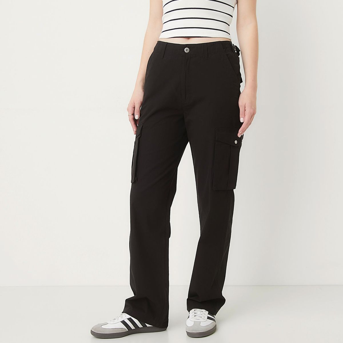 SYBILLA - Pantalón 100% Algodón Mujer Sybilla