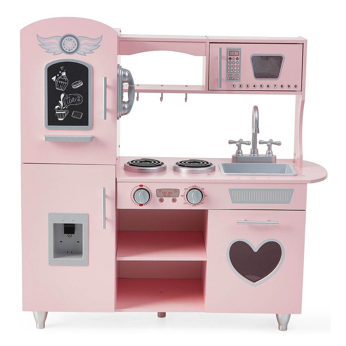 SCOOP - Juguete Cocina Niños Madera Refri, Horno y Microondas Scoop