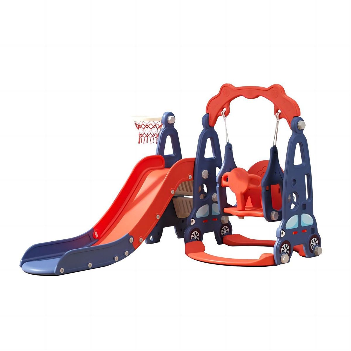 SCOOP - Centro De Juegos Scoop Con Tobogán Columpio Y Aro