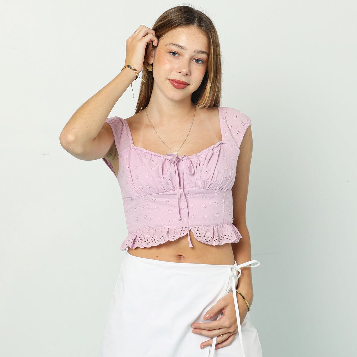 AMERICAN ABBEY - Blusa 100% Algodón Mujer American Abbey