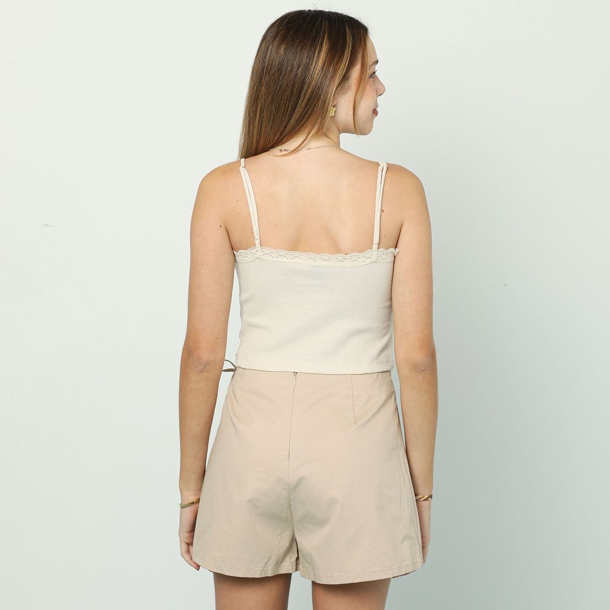 AMERICAN ABBEY - Overall Algodón American Abbey Casual Manga Corta