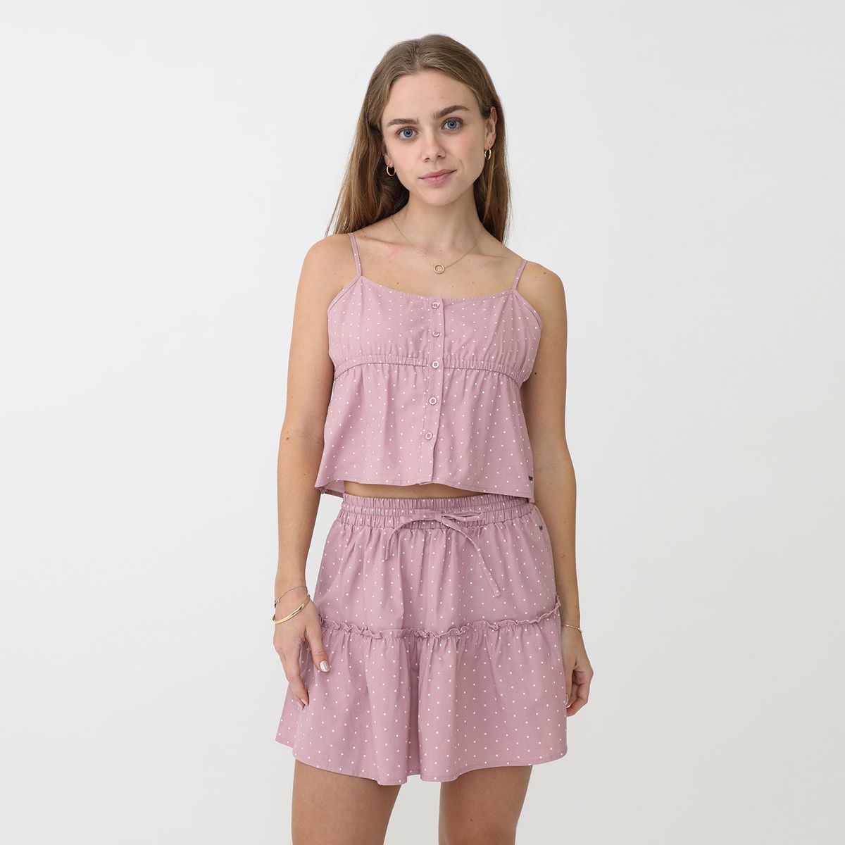 AMERICAN ABBEY - Blusa Sin Mangas 100% Algodón Mujer American Abbey