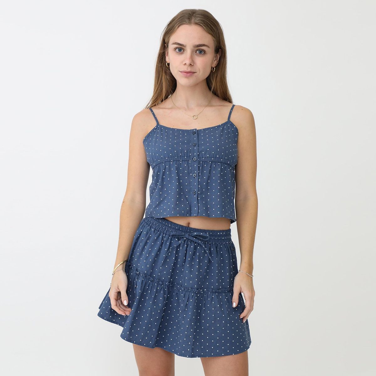 AMERICAN ABBEY - Blusa Sin Mangas 100% Algodón Mujer American Abbey