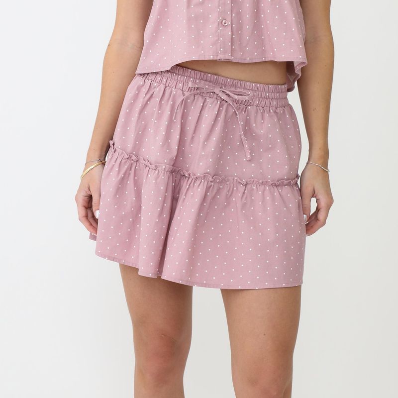 AMERICAN ABBEY - Falda 100% Algodón Mujer American Abbey