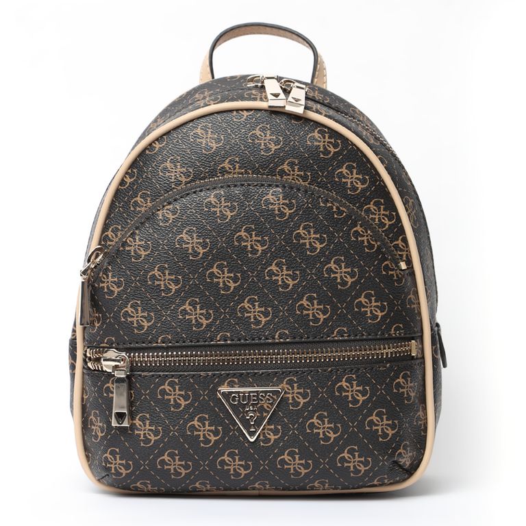 GUESS rugzak vrijetijdsrugzak Manhattan II Backpack Mocha Logo donkerbruin
