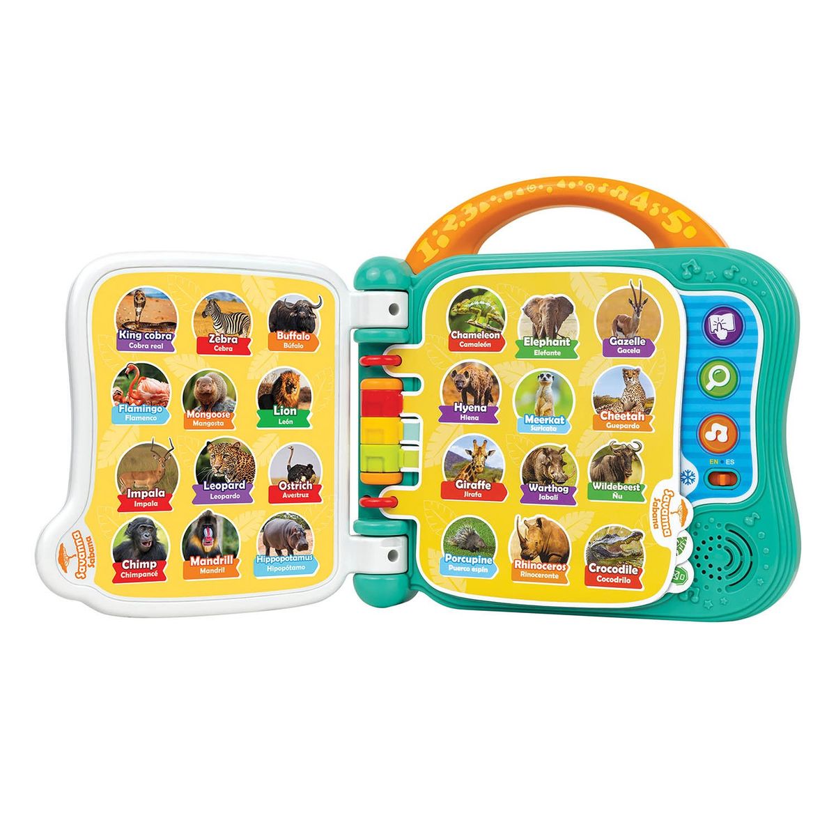 WINFUN - Libro Interactivo Winfun Con Sonidos Y Botones Táctiles