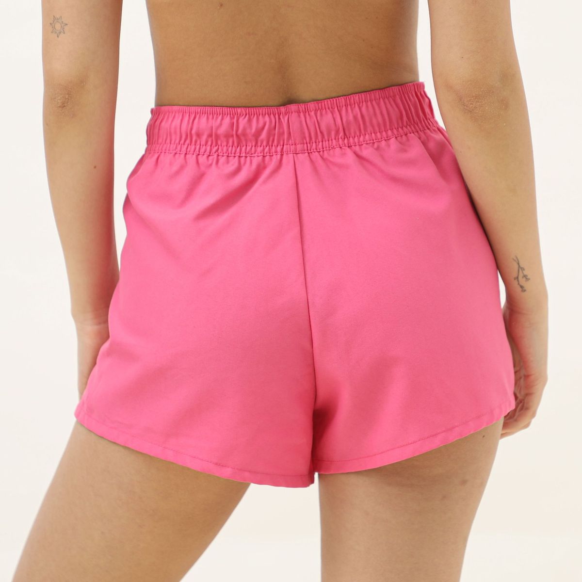 DOO AUSTRALIA - Short Doo Australia Negro Con Cintura Elástica Y Cordón