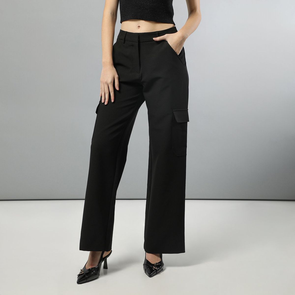 MOSSIMO - Pantalón Cargo Mujer Mossimo