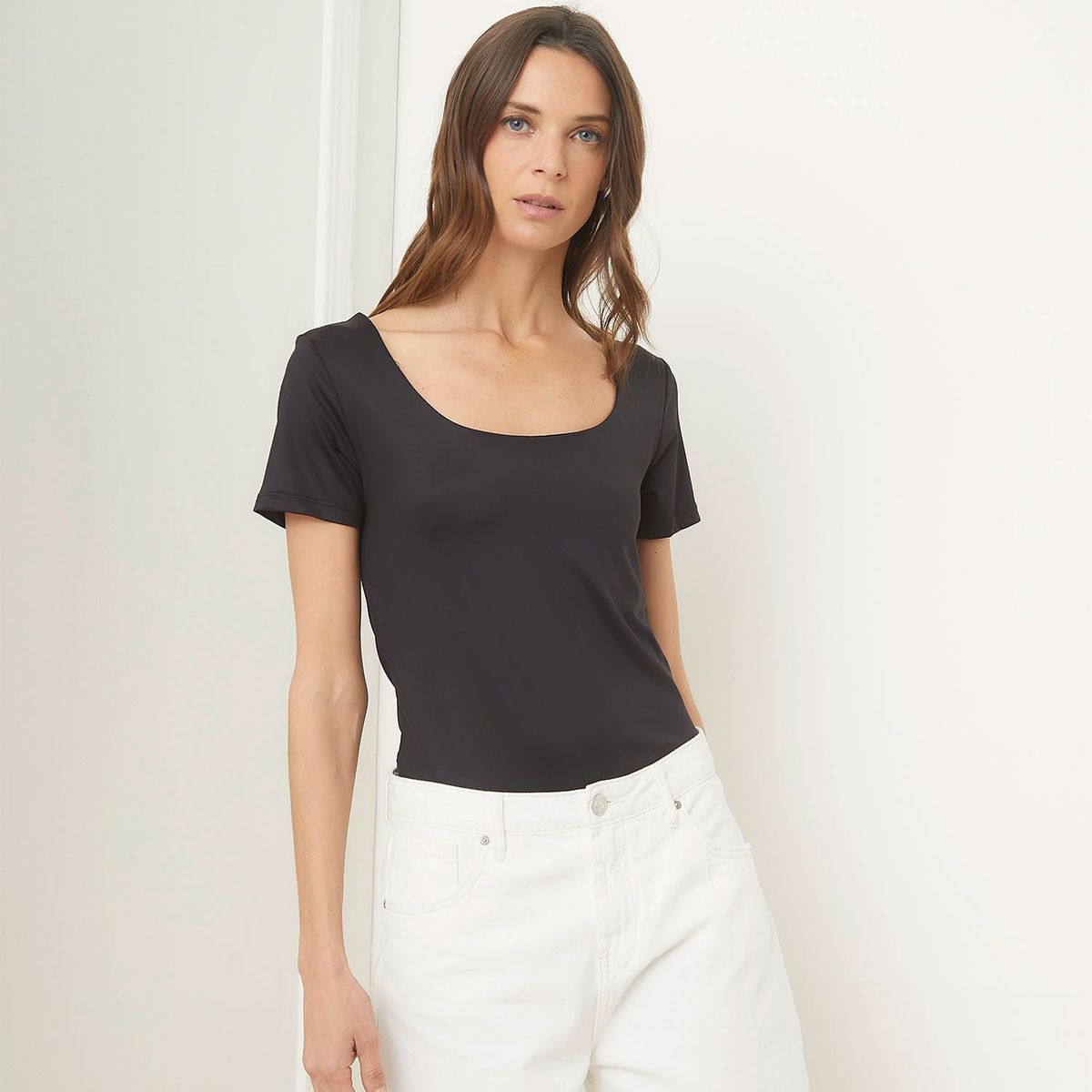 BASEMENT - Body Manga Corta Mujer Basement