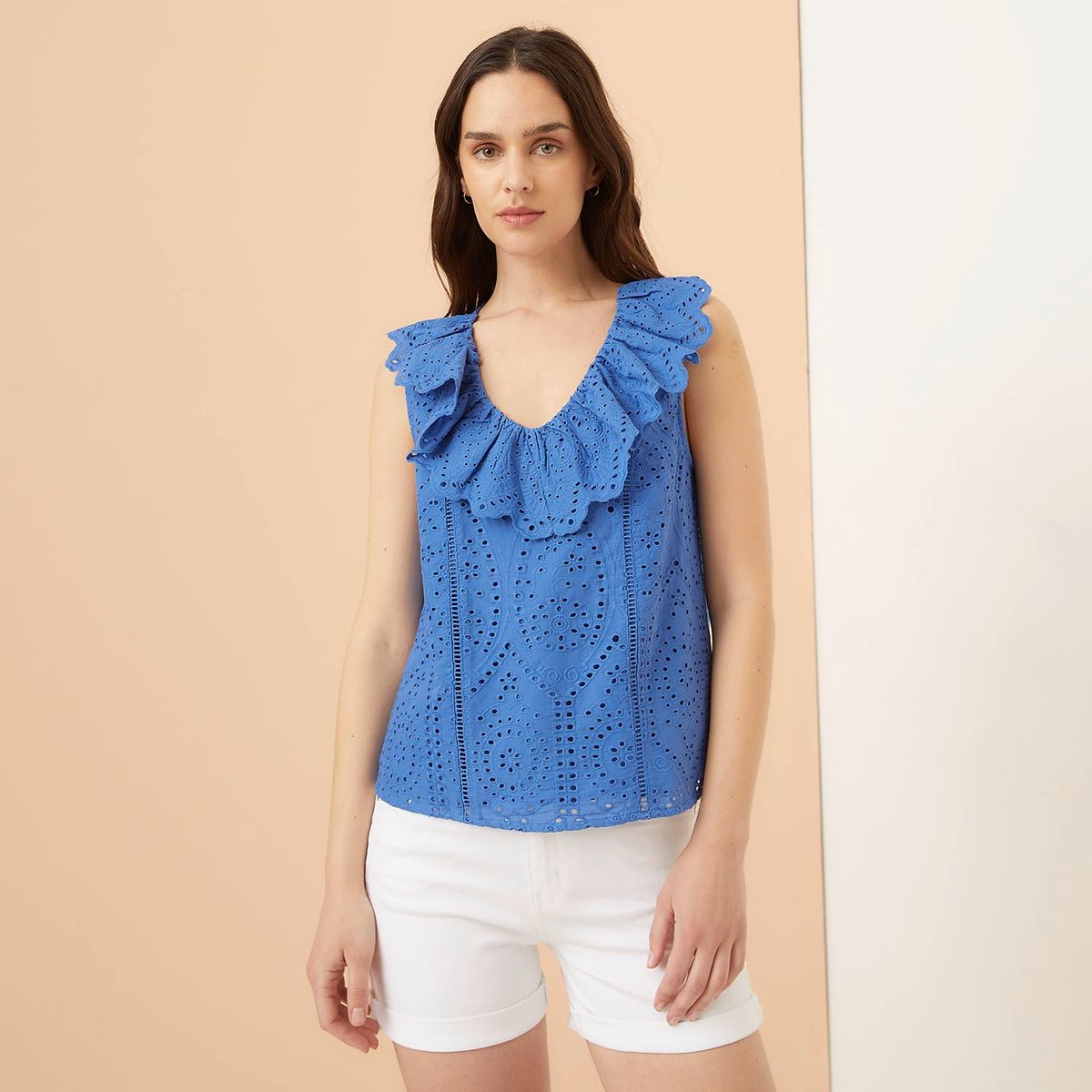 ELLE - Blusa 100% Algodón Mujer Elle