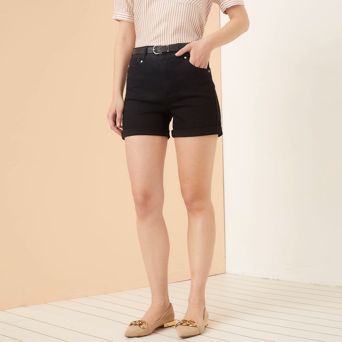 ELLE - Short Algodón Mujer Elle