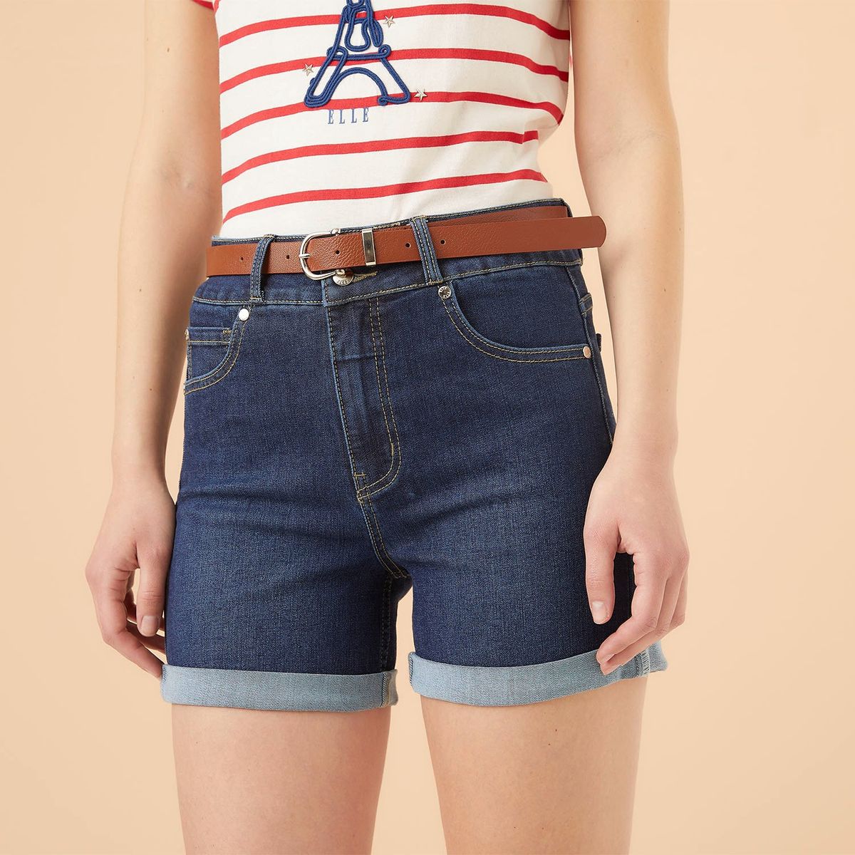 ELLE - Short Algodón Mujer Elle