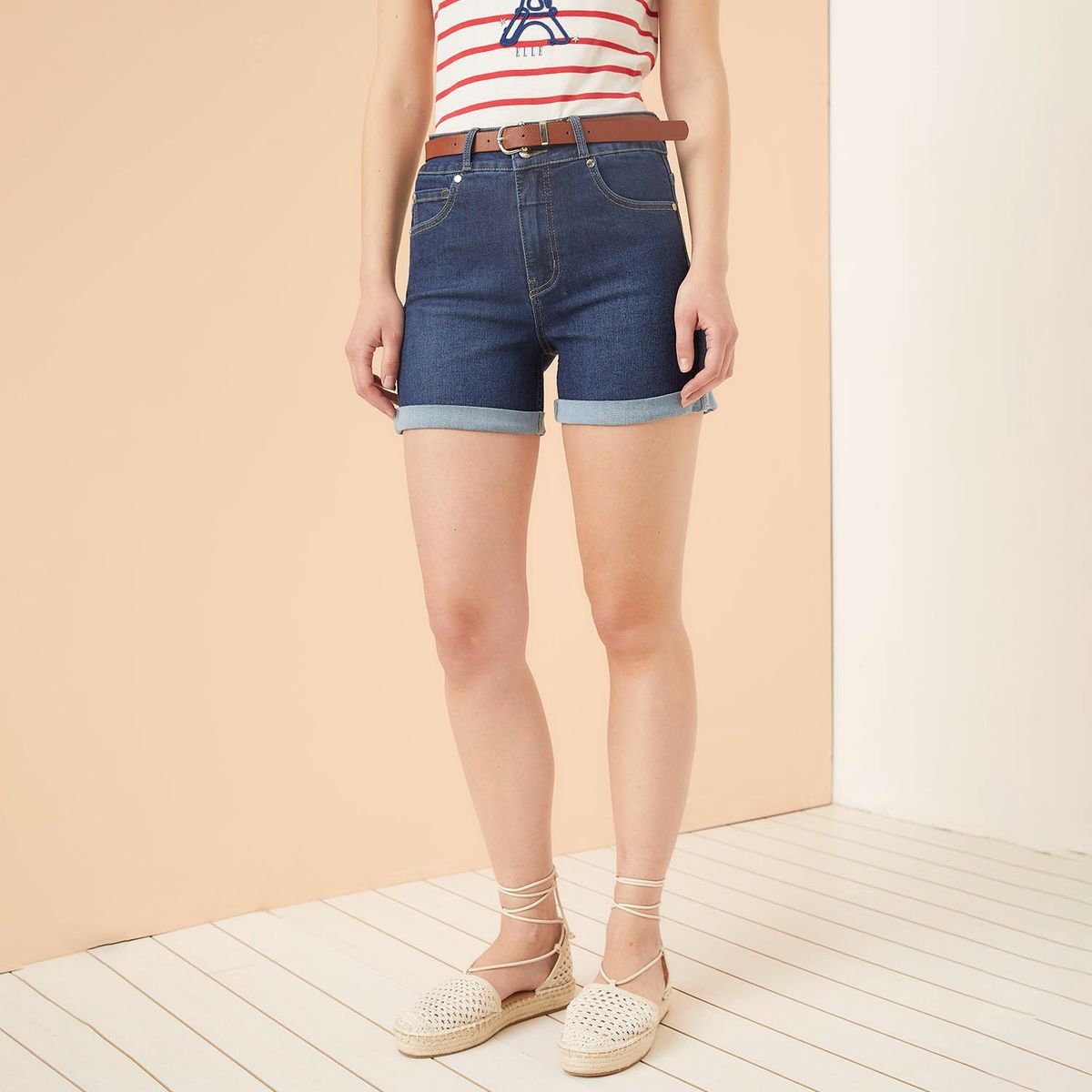 ELLE - Short Algodón Mujer Elle