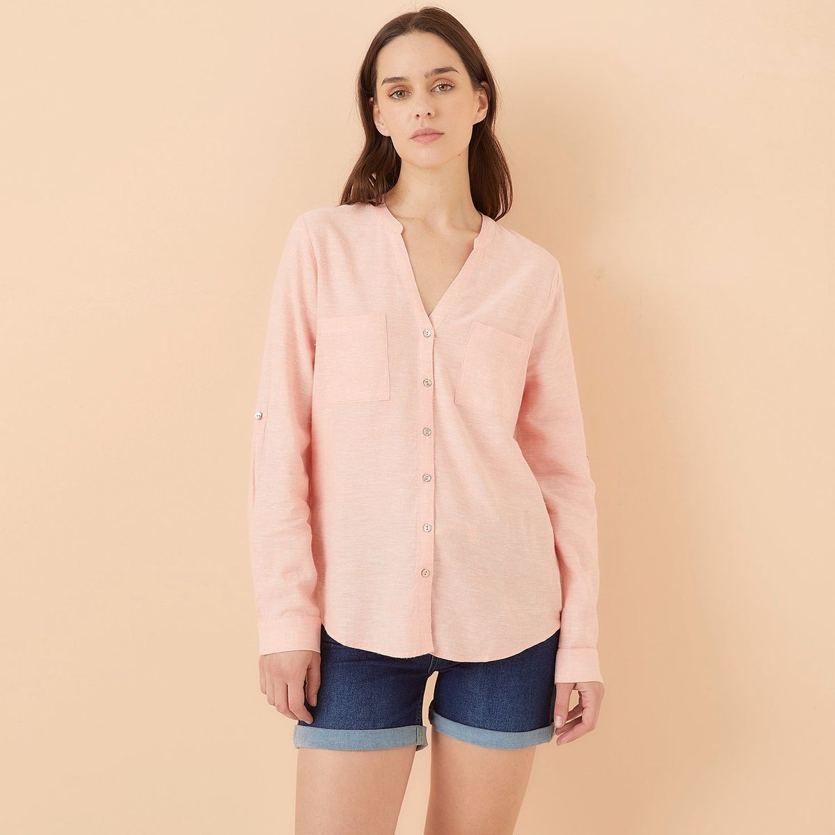 ELLE - Blusa Casual Mujer Elle