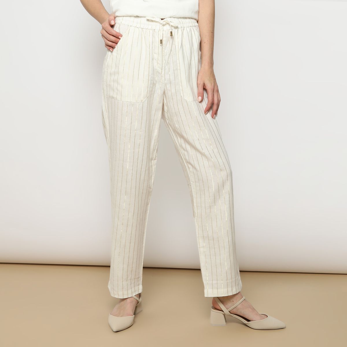 APOLOGY - Pantalón Apology Casual Con Bolsillos