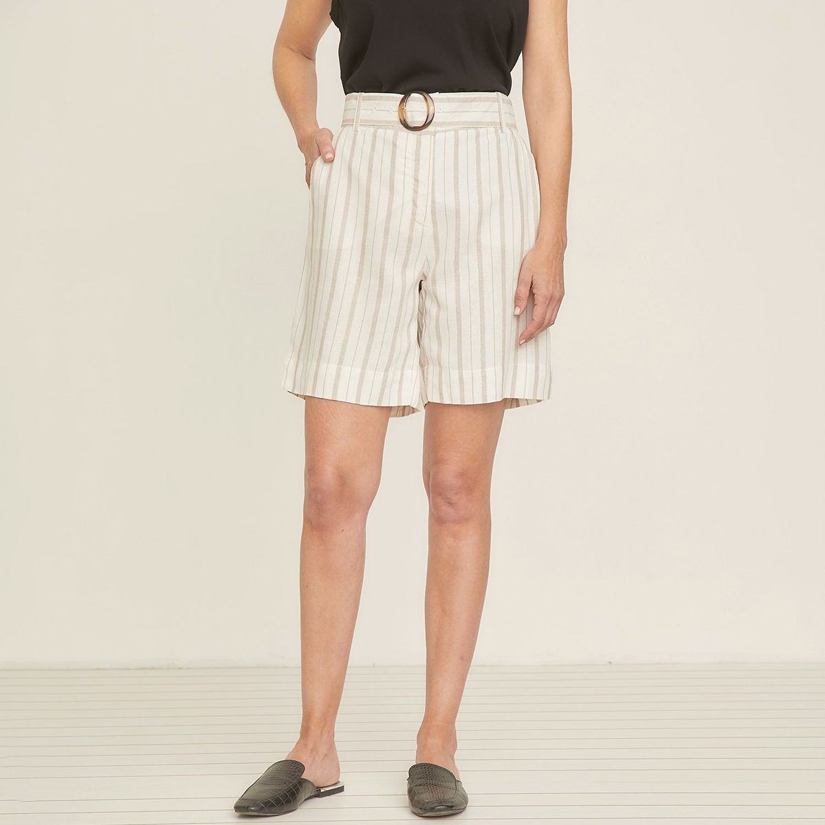 STEFANO COCCI - Pantalon Lino Mujer Stefano Cocci