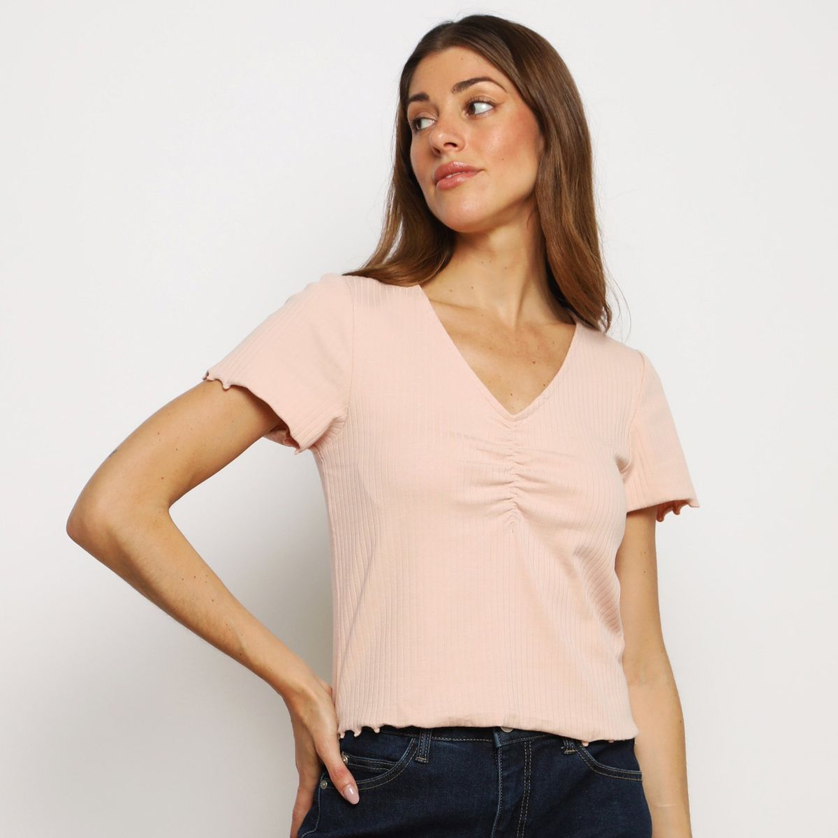 UNIVERSITY CLUB - Polo University Club Manga Corta Cuello V Mujer