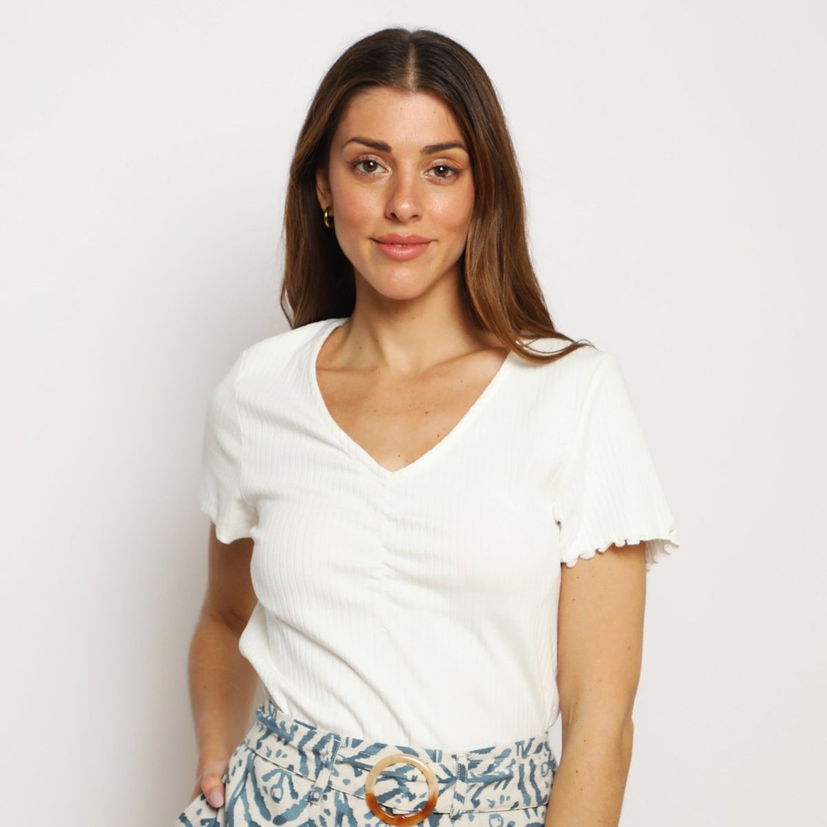 UNIVERSITY CLUB - Polo University Club Manga Corta Cuello V Mujer