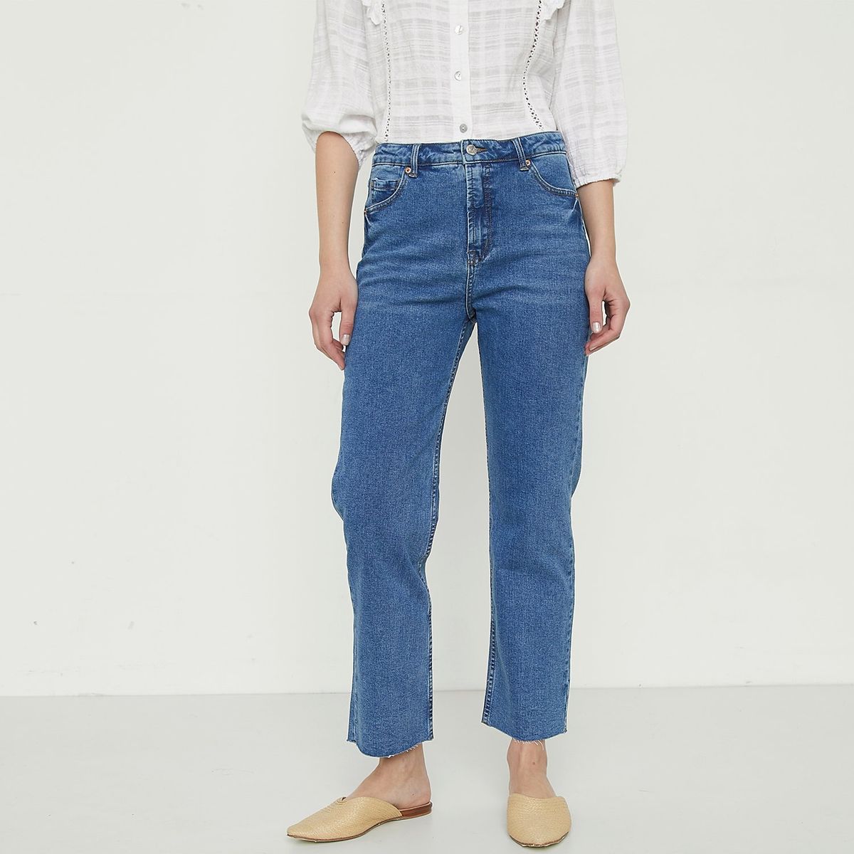 UNIVERSITY CLUB - Jean Straight Tiro Alto Mujer University Club